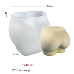 3d Body Shape Food Grade Silicone Molds DIY Women Candles Handicraft Jewelry Silicone Candle Mold