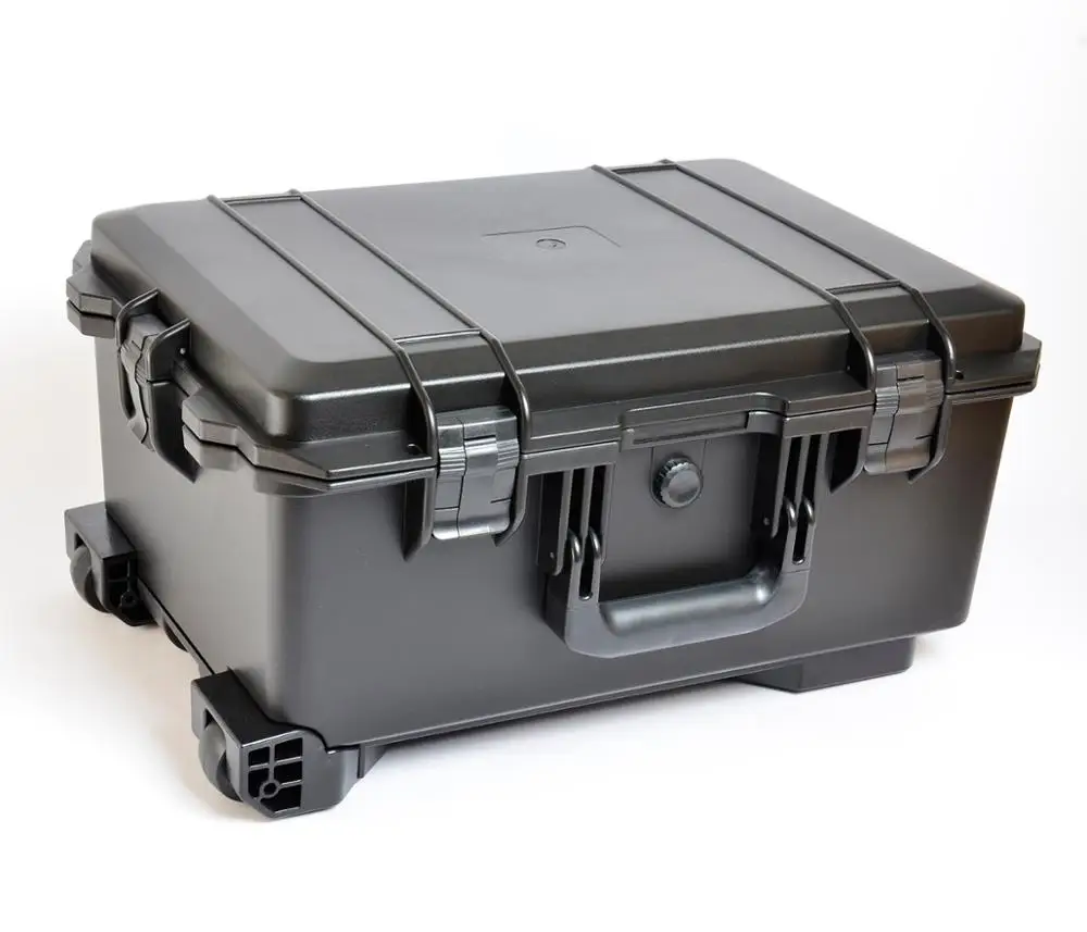 Foam Insert Tool Suitcase Plastic Injection Protective Toolbox Heavy Duty Hard Plastic Trolley Flight Case