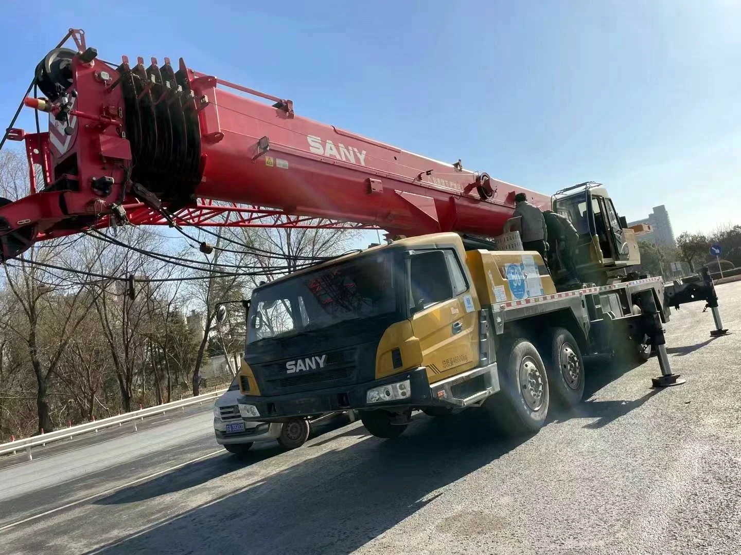 75ton used truck crane Kato/Tadano Japan original for sale