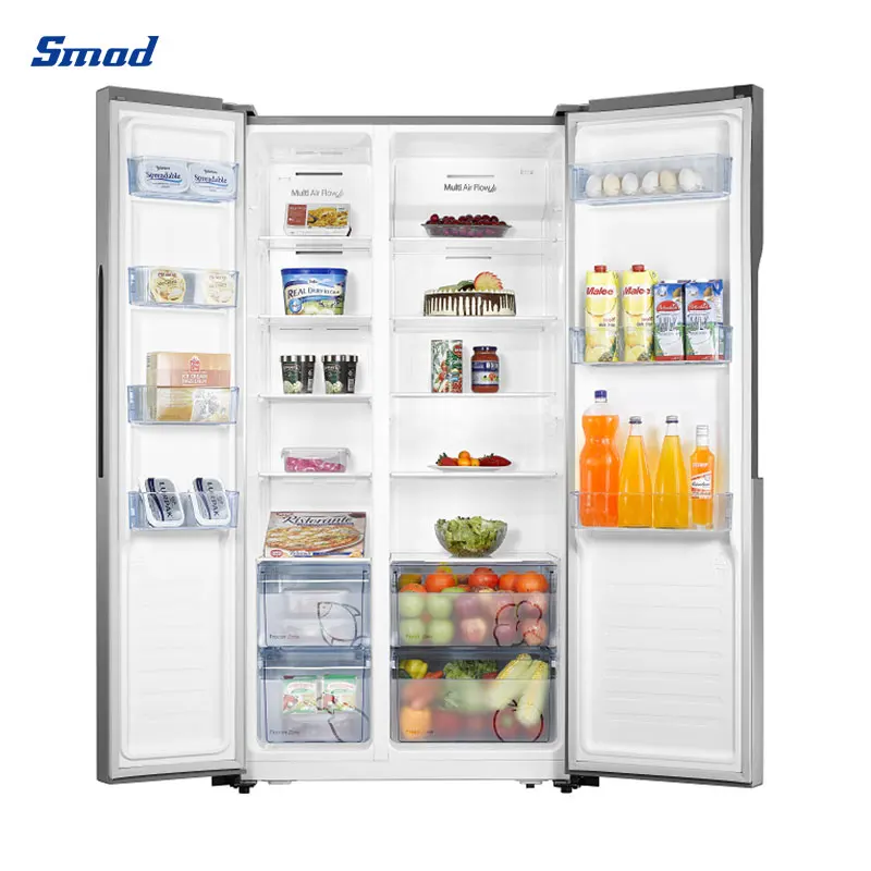 19cuft 519L Inverter Side by Refrigerator With Twist Ice Maker