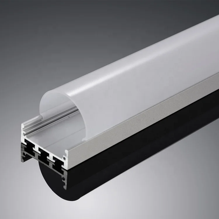 
120mm width polycarbonate opal diffuser cover for linear led lamp  (1600180278462)