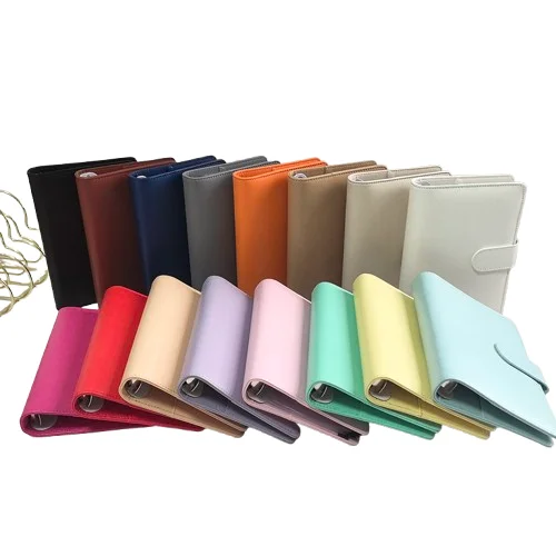 Wholesale Factory Stock High Quality Cash Envelope A5 A6 Luxury 2025 Planner Custom Journals Printed Top Loader Binder