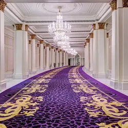 Easycarpeter Custom Commercial wholesale carpets manufacturer 100% Nylon Printed Carpet axminster luxury carpet