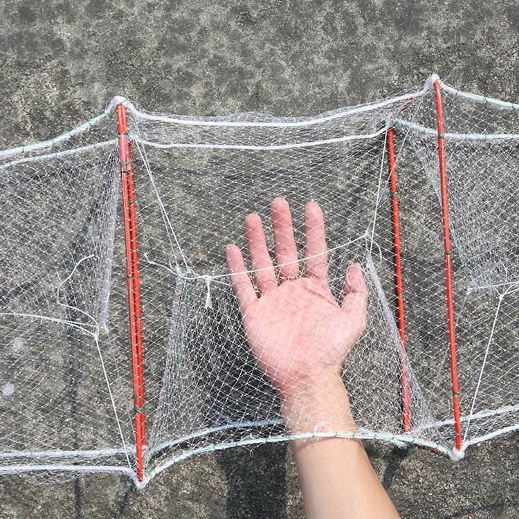 2021 Amazon Best Sell Automatic Fishing Shrimp Trap Crab Cage Fishing Net