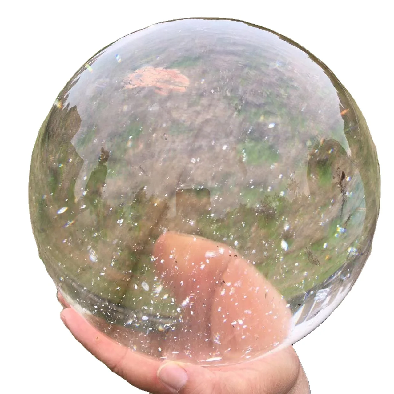 Wholesale high quality natural transparent quartz ball crystal gem ball wedding souvenirs for guests