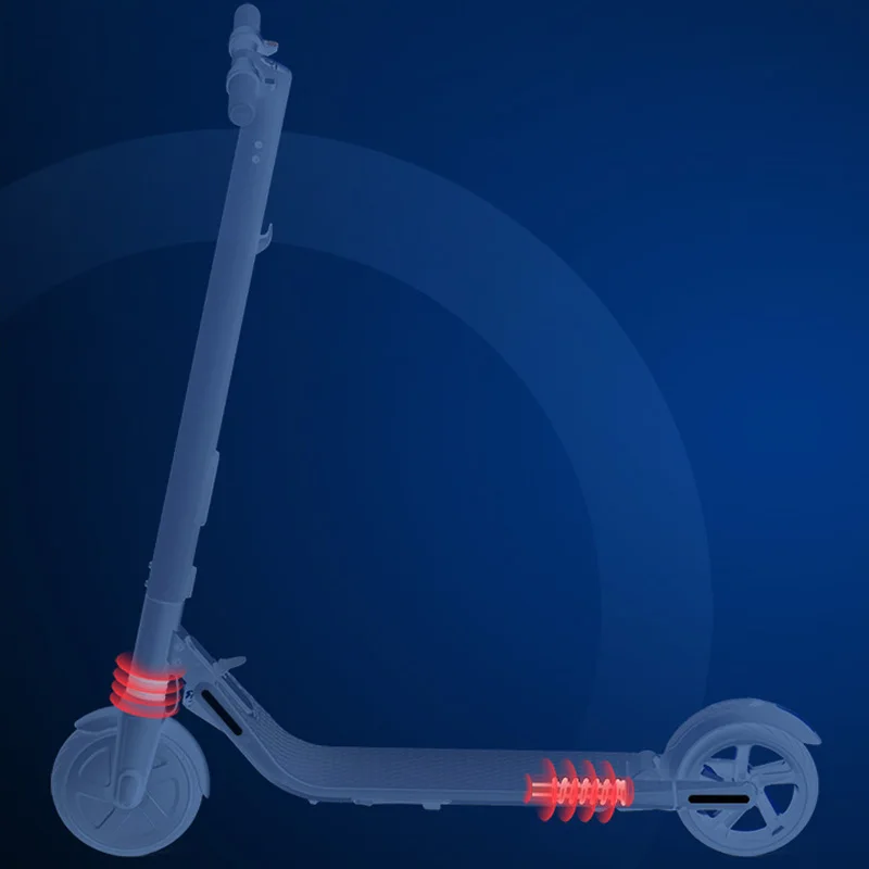  Хлопчатобумажная пряжа Segway Ninebot E22 электрический самокат Модернизированный мощность двигателя 9-дюймовый двойной плотности шины легкий