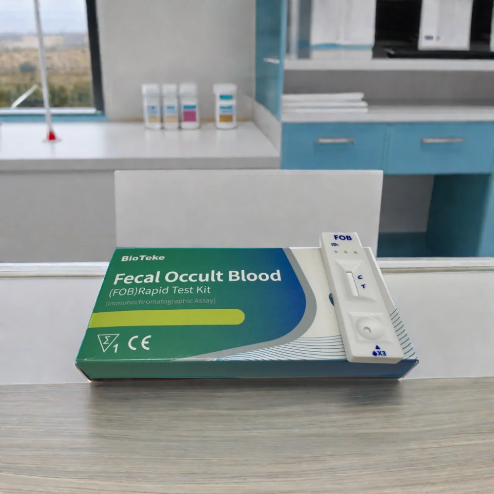 Bioteke Brand High Accuracy Fecal Occult Blood Test Kit Rapid Stool Blood Cassette for Pathological Analysis