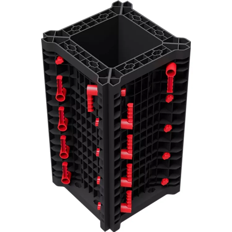 Building Material Reusable Plastic PP Concrete Used Wall Panel Plastic Column Formwork