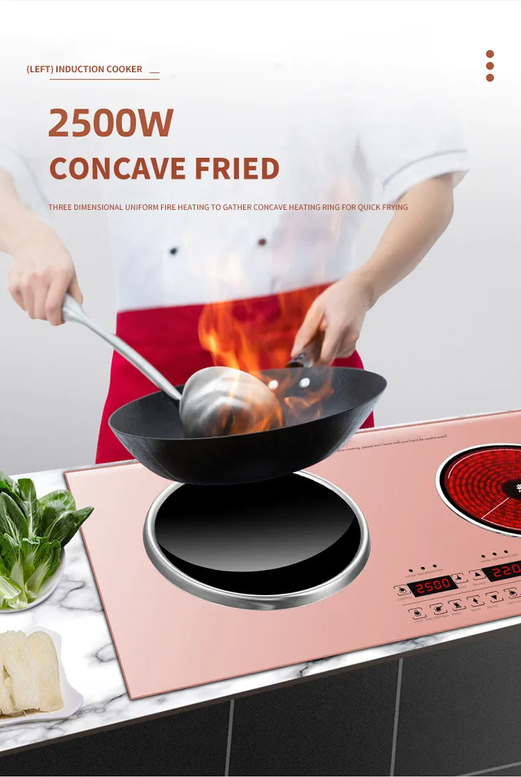 Hot Sell Double Hobs 2 Plate Induction Cooker Two Burners Electric Ceramic Stove Induction Cooktop