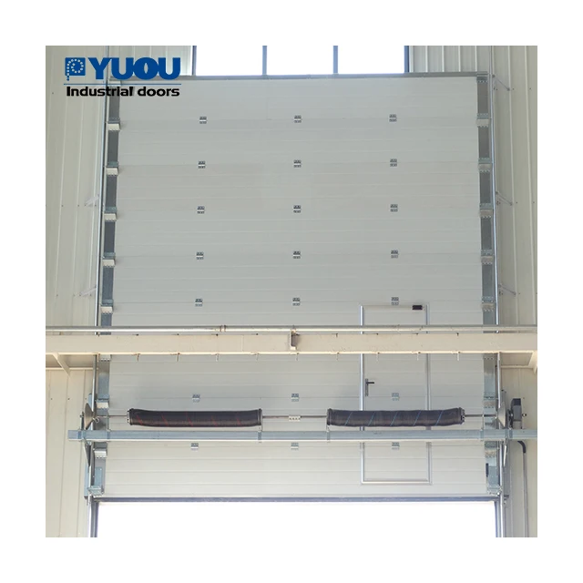 Factory Direct Sale Industrial Doors Vertical Lift Thermal Insulation Remote Control Sectional Door for Workshop and Warehouses