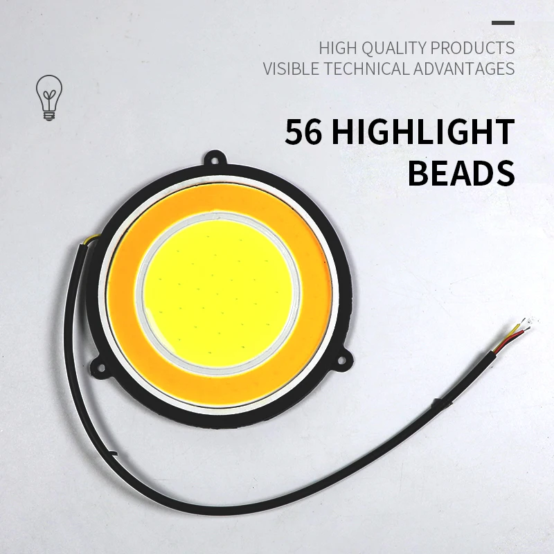 Cob Car Vehicles Daytime Running Light Fog Lamp Day Driving Daylight