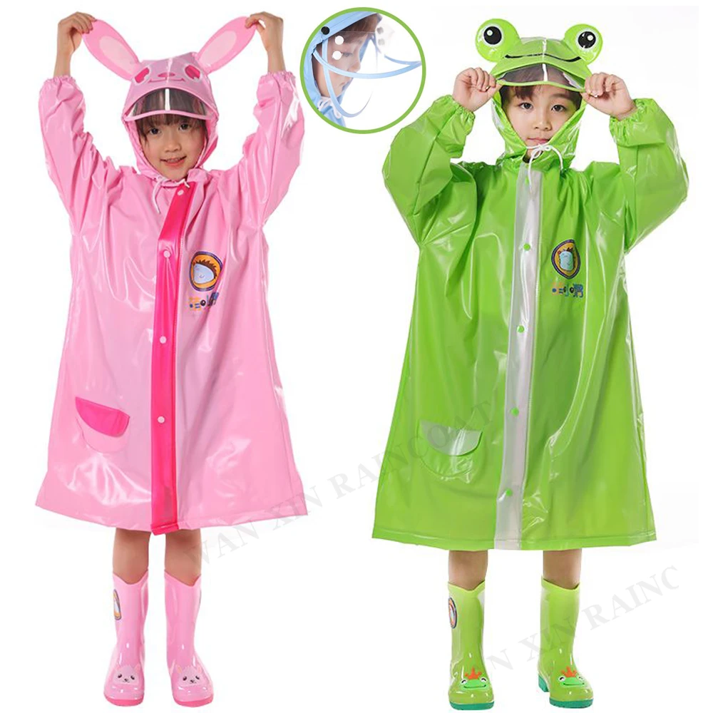 Raincoat Kids Cartoon Animal Style Waterproof Kids Raincoat Baby Raincoat for Children Rain Coat Rainwear Rain Coat Kids