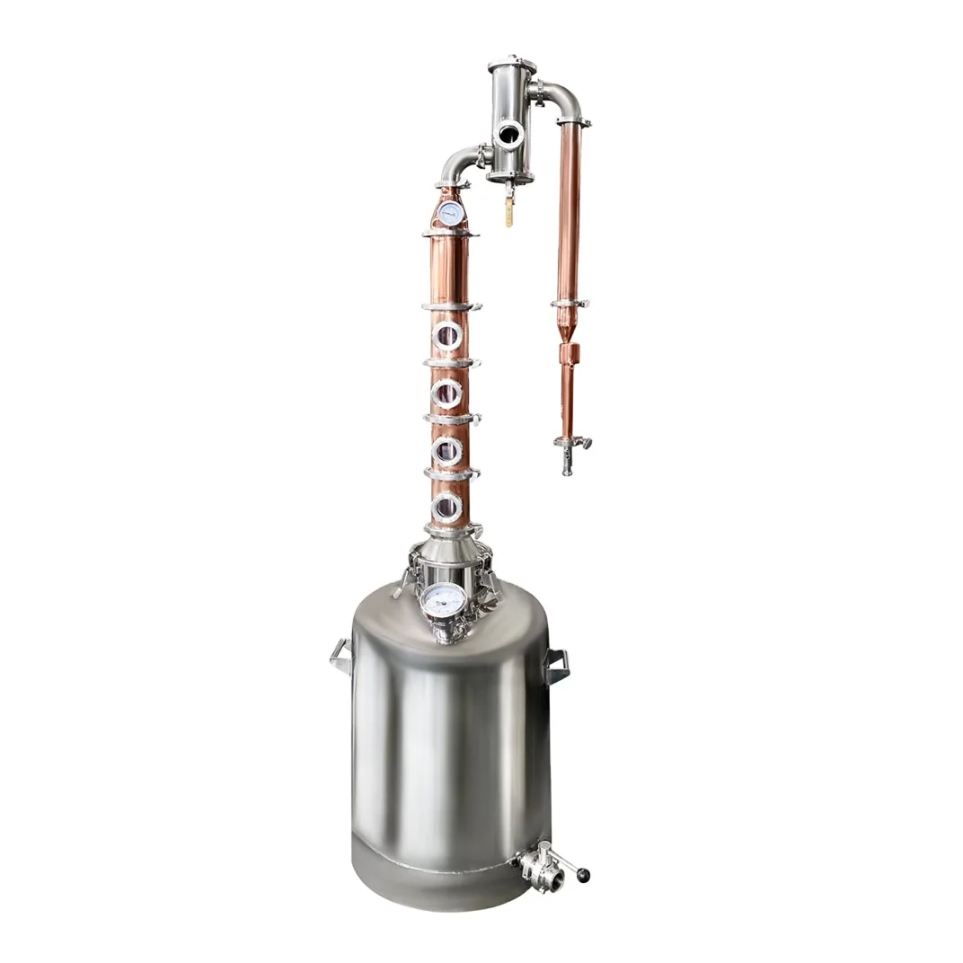 100L 200L alcohol maker gin whisky rum vodka distillation equipment