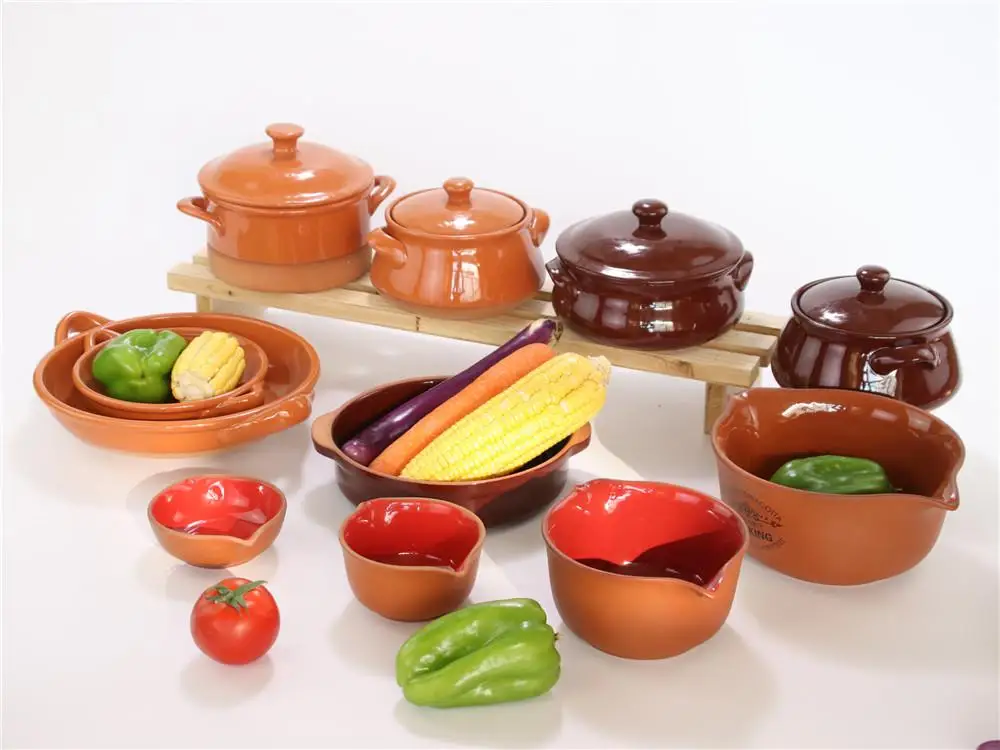Wholesale Quality  Enamel Dutch Oven  Milk Pots And Pans Cookware Sets  terrocatta Soup pot
