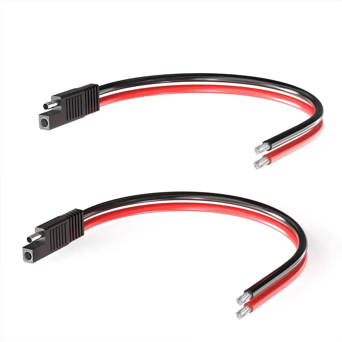 SAE Connector Extension Cable,10AWG 1FT 2 Pin SAE Quick Connector Disconnect Plug for Car Motorcycle