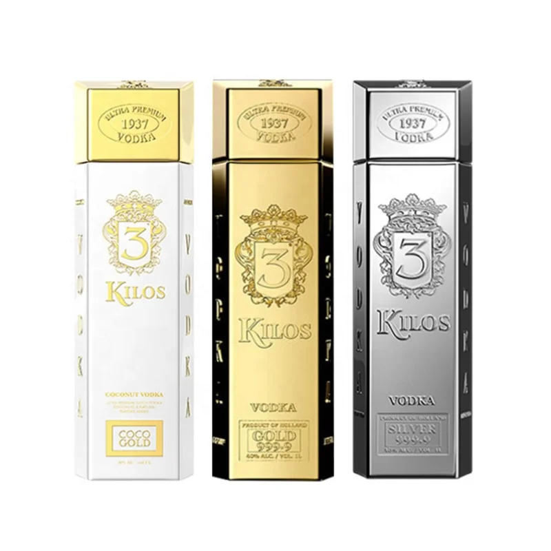 wholesale custom Luxury 700ml 750ml tequila glass bottle Electroplate  Fancy Glass Bottle with cap