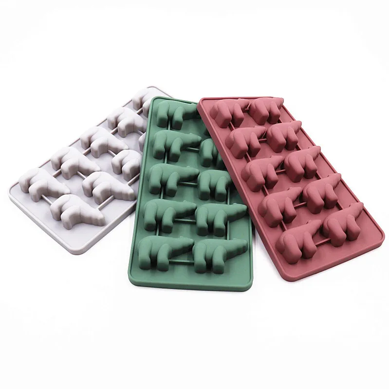 Polar Bear Silicone Ice Cube Chocolate Tray Mold