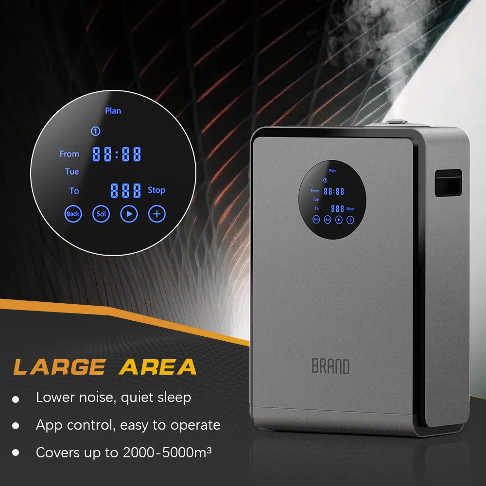 Professional Large Capacity 2000CBM Standalone HVAC System Perfume Waterless Essential Oil Aroma Diffuser Scent Air Machine