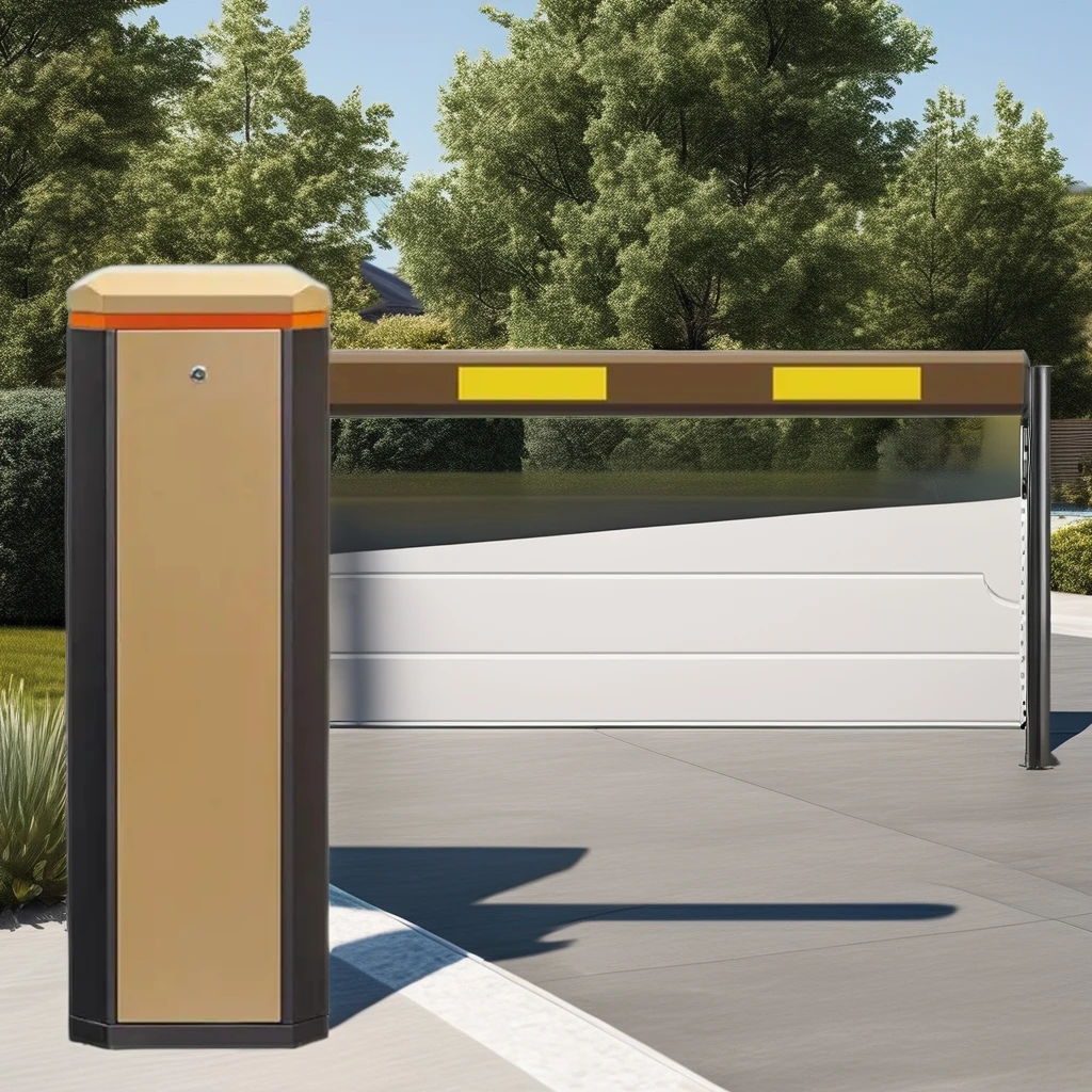 New Arrival 24V DC Solar Seryo Motor Secured Boom Barrier Gate for Parking Management Traffic Barriers