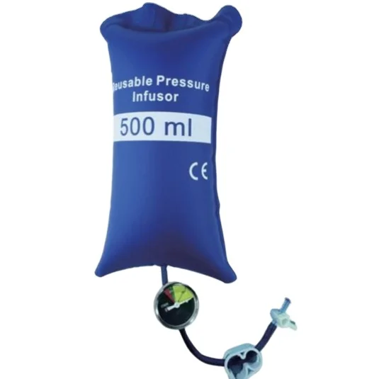 500ml pressure infusion  bag Reusable Manual pressure infusion bag with pressure indicator