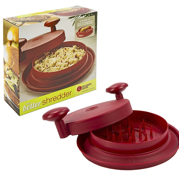 K&B Custom Kitchen Chicken Meat Shredder Plastic Manual Rotation Grinders