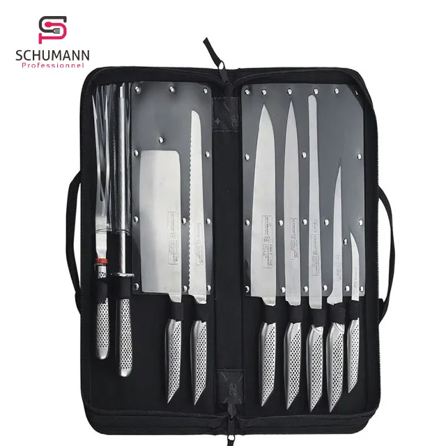 SCHUMANN Hot Sale Kitchen Knives Set Stainless Steel 9pcs Knife