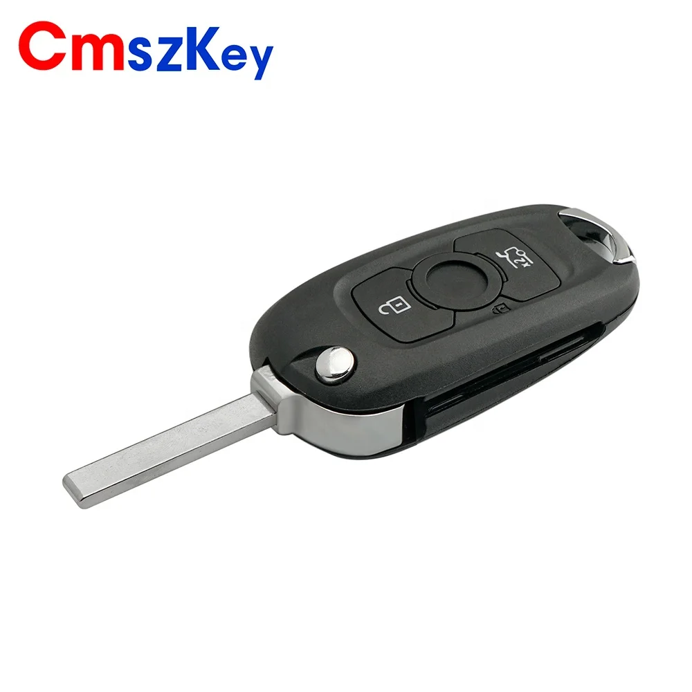 For 2015 2016 2017 Opel Vauxhall Astra K 3 Button Flip Remote Key Fob 433Mhz PCF7961 ID46 Chip With Key Blade