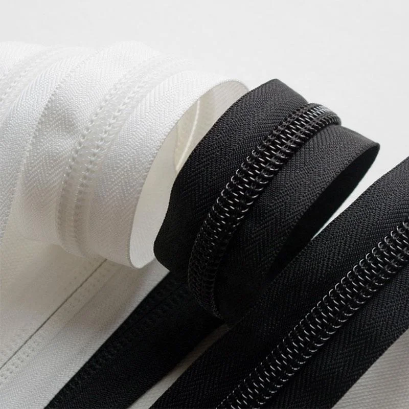 Nylon continuous Long zippers for tents luggages bags #10 continuous zipper roll nylon zipper long chain