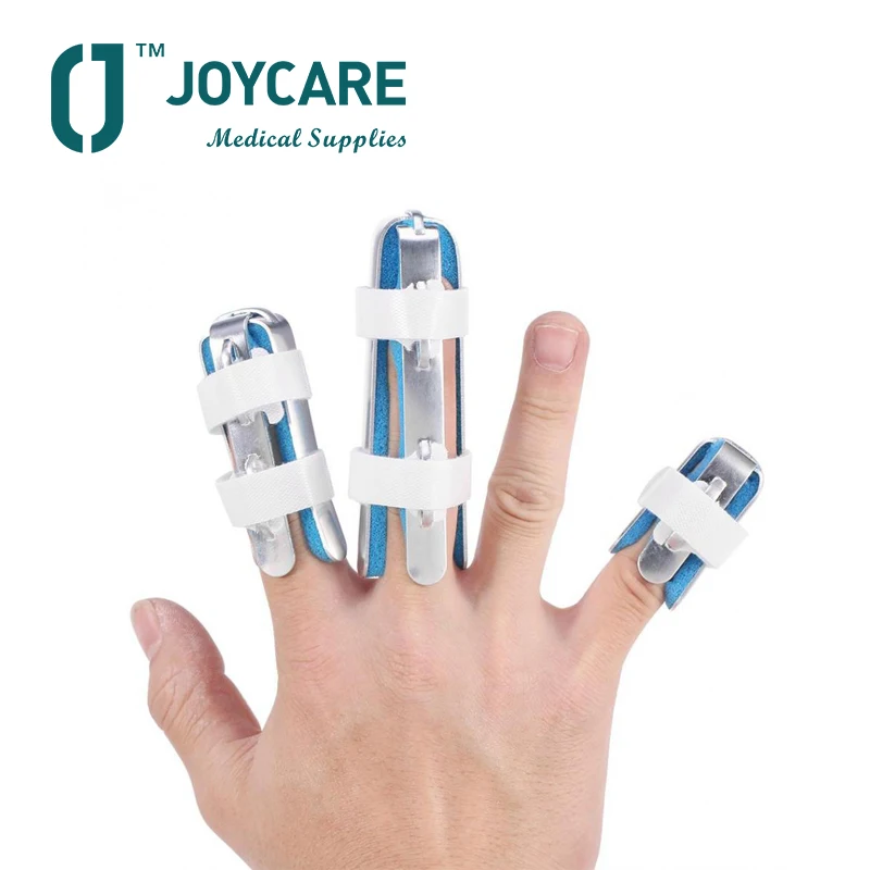 Fracture Support Medical Dislocated Hand Brace Broken Thumb Extension Mallet Aluminum Sponge Oval Hand Finger Splint