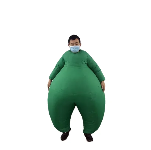 green fat man inflatable costumes for man adults