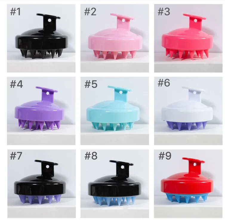 Silicone brushing hair Comb Massager Hair Brush scalp massager shampoo brush For Hair Growth