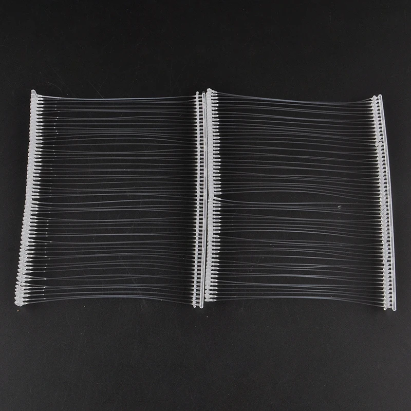 Factory Direct 75mm Plastic Tag Pin Hang Tag Safety Pin For Clothing Clear And White Locking Tag Pins 5000pcs/box