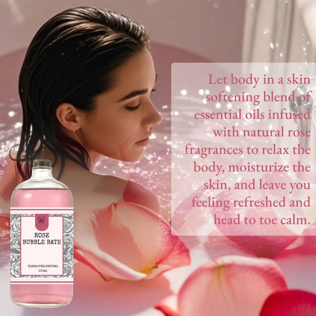 OEM/ODM Natural Rose Lavender Red Wine Milk Oil Bath Soap Liquid Foam Moisturizing Relaxing Luxury Bubble Bath