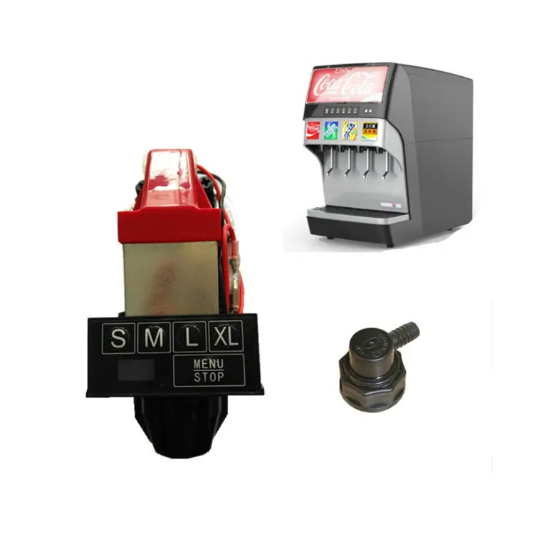 Машины для газированных напитков с новыми шестью (6) сироповыми насосами и монтажной панелью