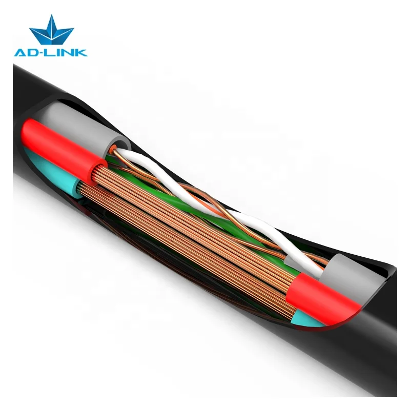 UTP CCA Copper Ethernet Cable Wire cat5e 2c Siamese Cable