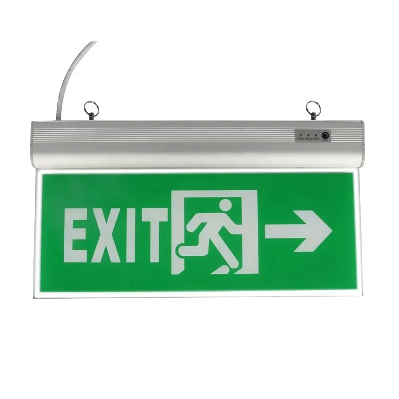 Hot Sale LED Exit Sign Floor Safety Access Fire Emergency Exits Light