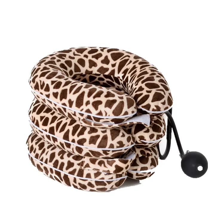 Best Medical Health Care Cervical Unisex Fixation Inflatable & Adjustable Neck Traction with Air Pump