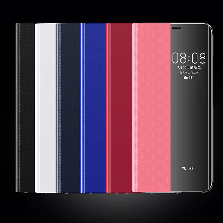 Four Corner Full Protection Top Quality OEM PU Leather Fold Flip Cover Case With Magnetic Adsorption For Samsung A71 A51 A10