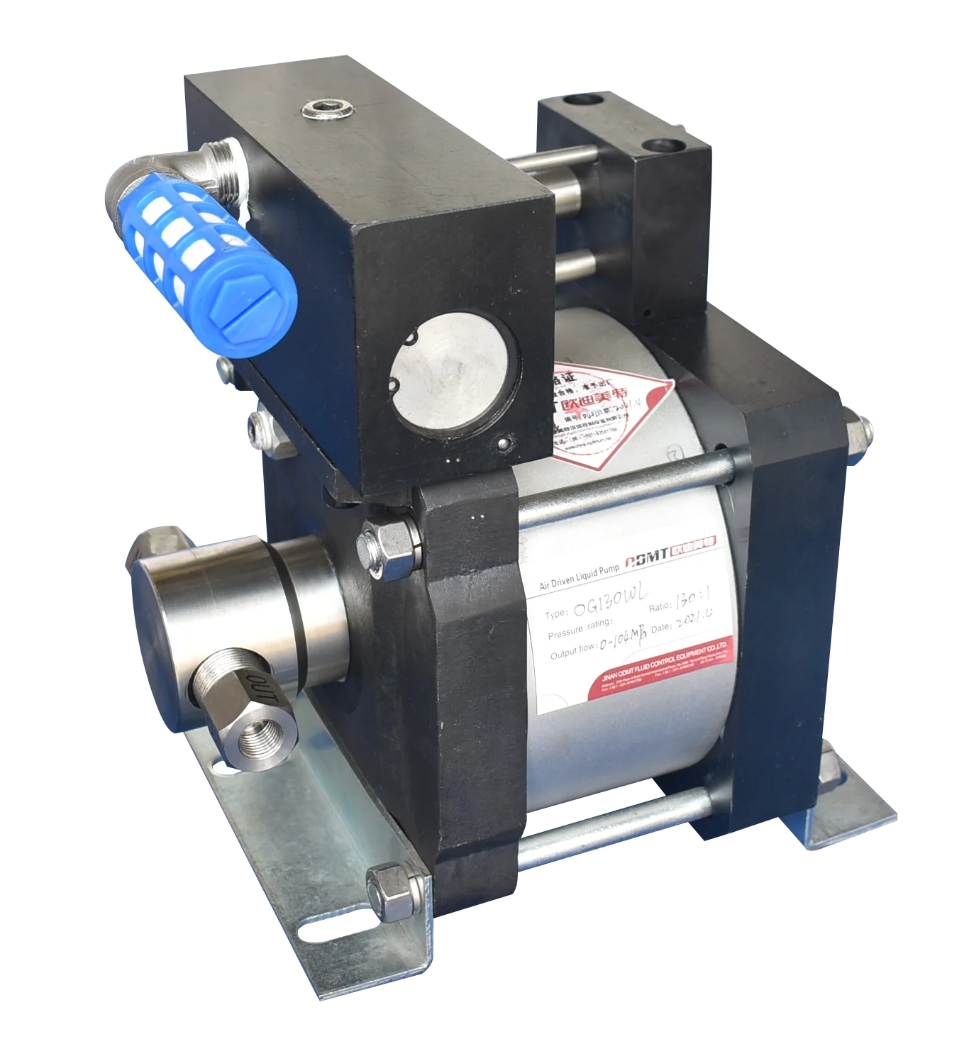 Pneumatic High Pressure Double-drive Action Gas Drive Liquid Pneumatic Booster Pumps