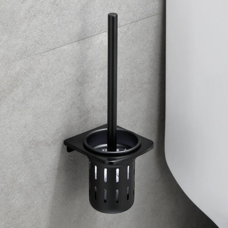 NEW Amazon Stainless steel wall hanging toilet brush disposablerefill toilet brush double sides hockey toilet brush