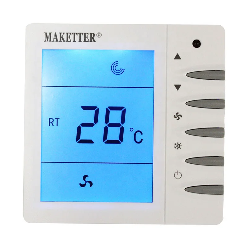 MAKETTER Smart Digital Hotel Cooling Heating temperature instruments central air conditioning thermostat