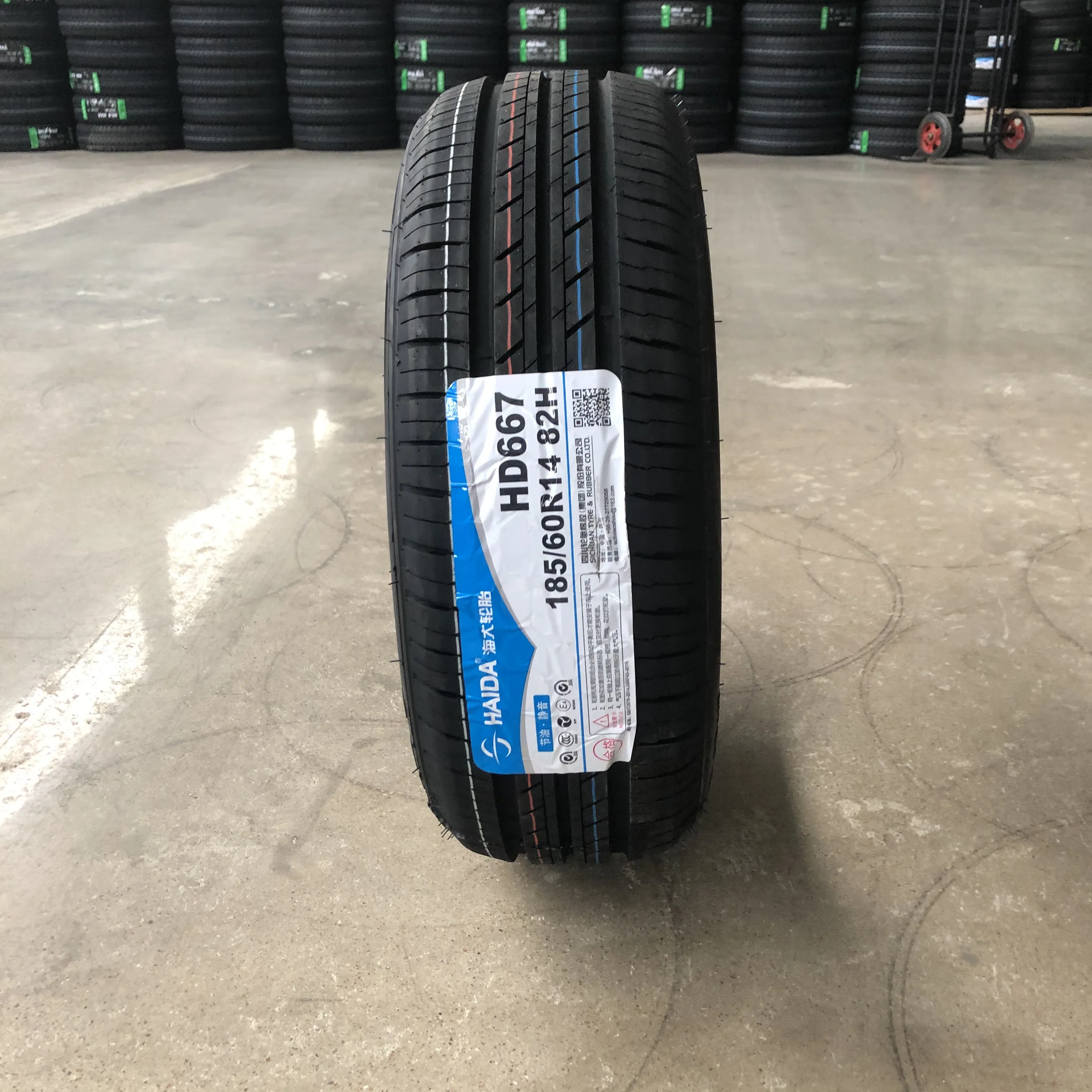 
Chinese hot saling car tire HD667 185 60 R14 82H for vehicles 
