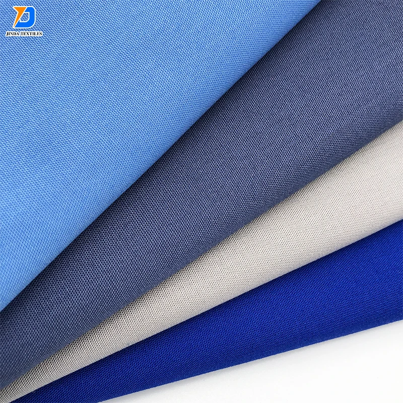 Jinda  tissu  Hot selling 100% polyester or poly fabrics gabardine or canvas fabric chef uniform fabric