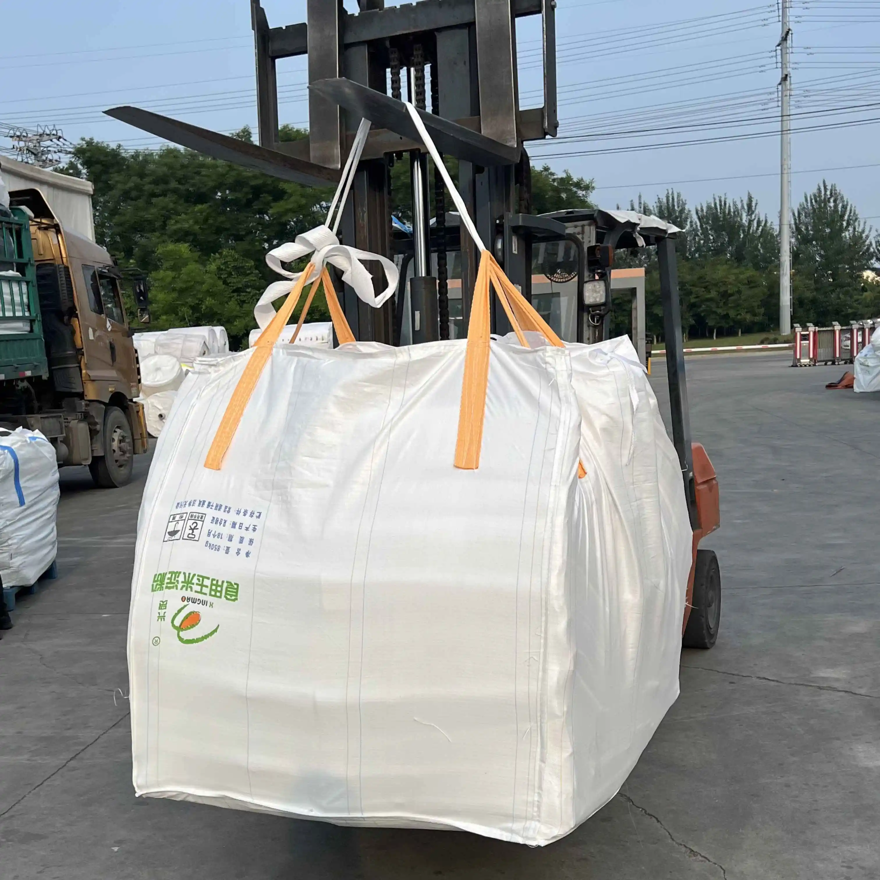 Большой мешок Bolso 1000 кг 1500 Maxisacos 1Ton супер PP тканая мука цементный песок FIBC объемный для сельскохозяйственной промышленности