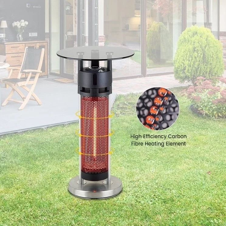 Factory Direct Sales Outdoor Indoor Garden Led Lighting Electric Heating Table Top Heater
