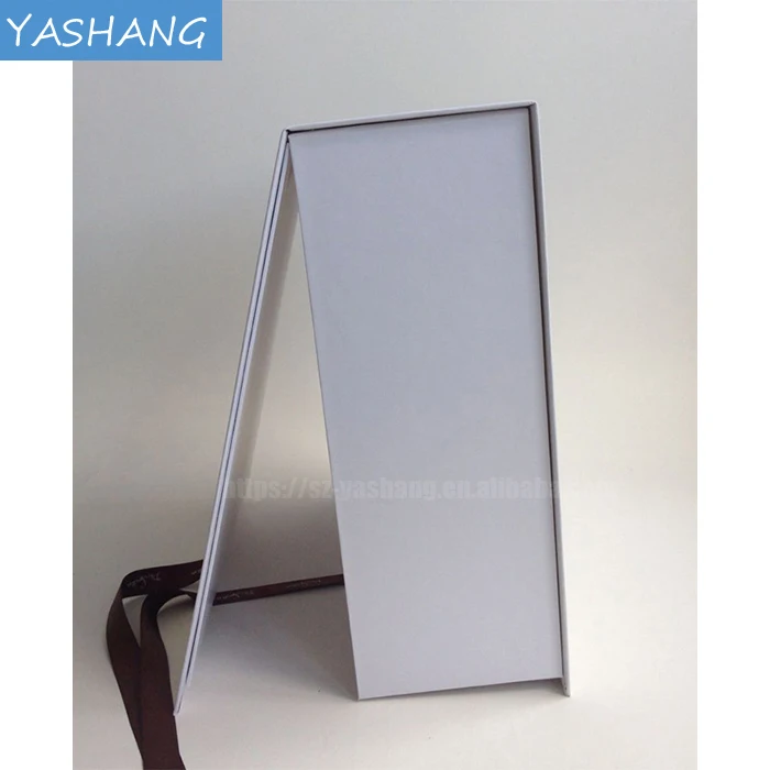 Rose gold rigid gift paper collapsible box jewelry gift boxes with embossing logo customized magnetic closure gift box