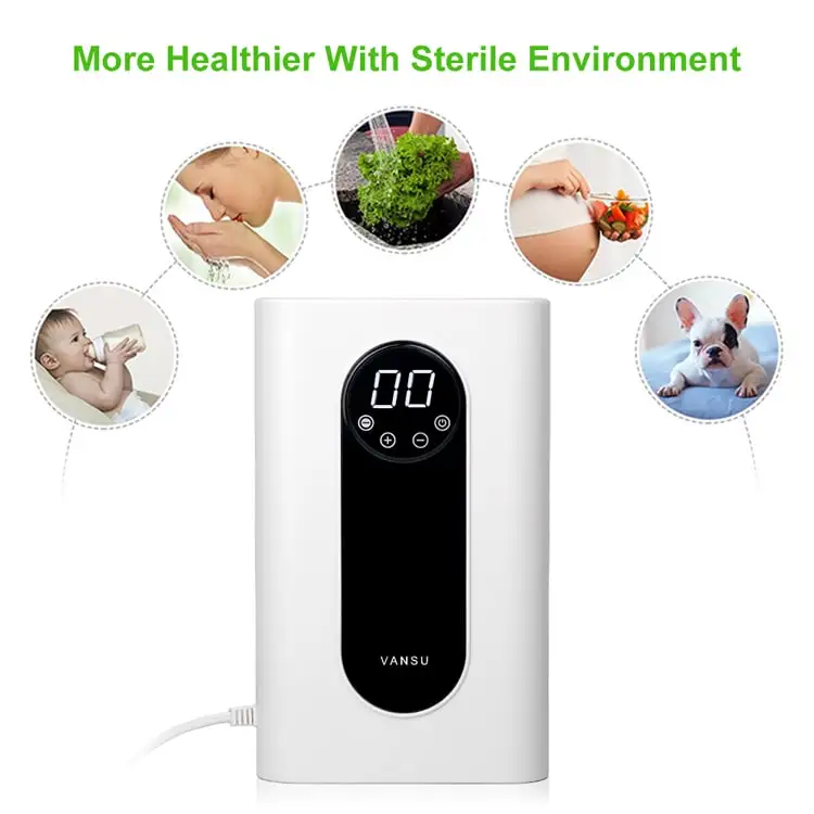 Home 500mg/h O3 Ozone Generator Air Purifier Water Food Sterilizer Kitchen Vegetable Fruit Washers Deodorization Machine