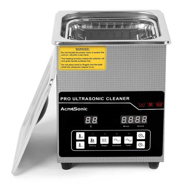 Professional Jewelry Cleaning Machine 2L Jewelry Cleaner Ultrasonic Machine with Heater & Timer