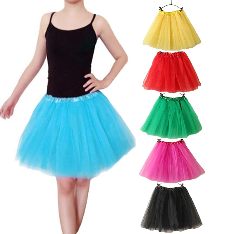 Wholesale Stock Fashion Adult Mini Tutu Skirt Women Princess Pettiskirt Party Ballet Tutu Skirt Mini Dress For Women