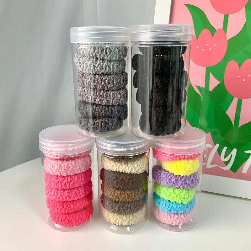 2023 kids hair band personalized 6pcs/set colorful hair rubber band for children kids